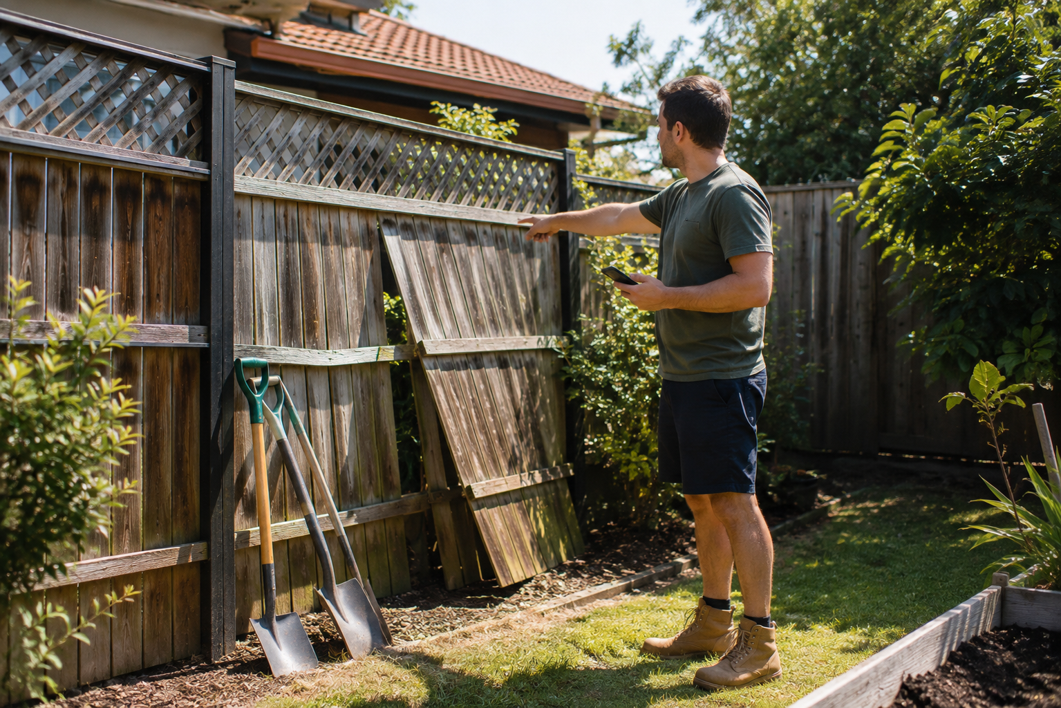 Sydney handyman pros job request homeowner describing a repair job