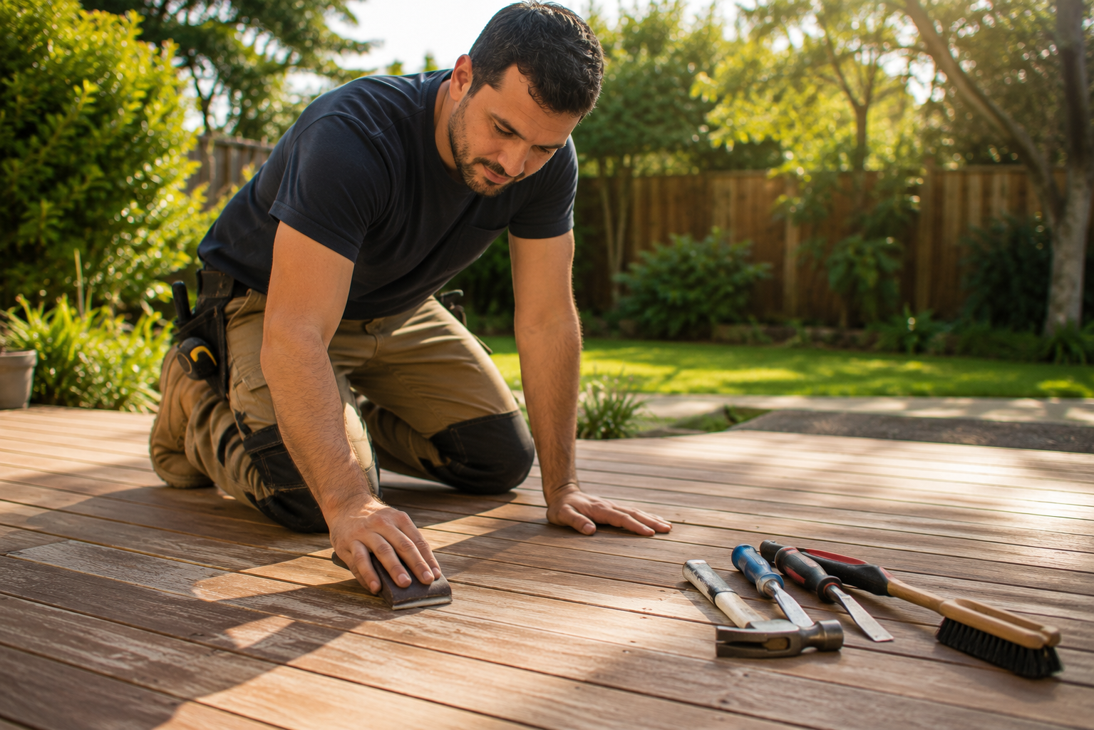 Sydney handyman pros services list tradesman working on a home repair